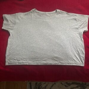 Lululemon Heather Gray Short Sleeve Cates T-Shirt
